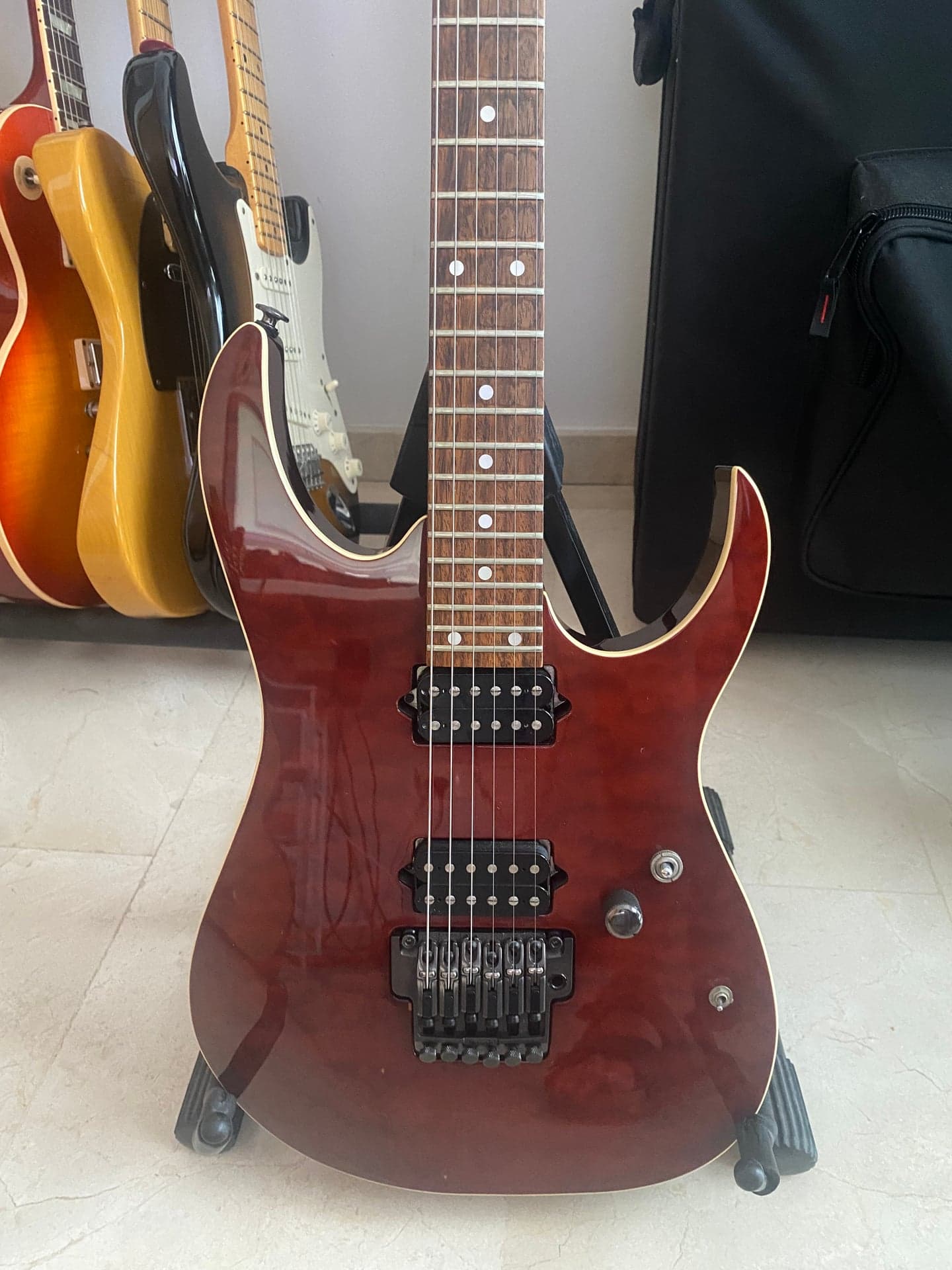 Ibanez RG2620QM Prestige Japón 2003 Suhr Aldrich + Edge Pro